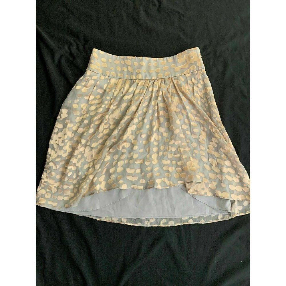 Club Monaco Silk Mini Skirt High waist fit flare - Picture 1 of 7
